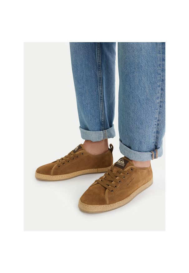 Espadryle Quiksilver. Kolor: brązowy
