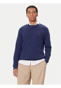 TOMMY HILFIGER - Tommy Hilfiger Bluza UM0UM03620 Niebieski Regular Fit. Kolor: niebieski. Materiał: bawełna #1