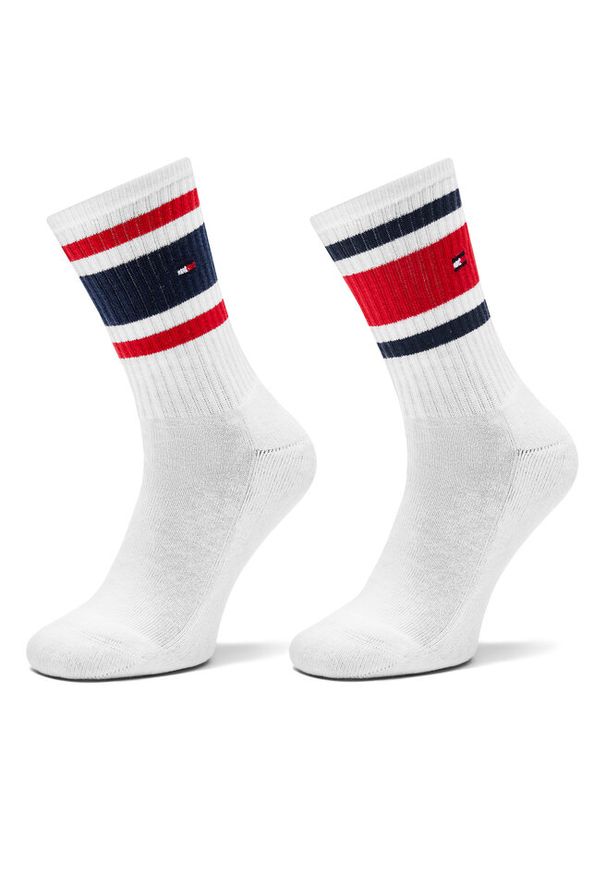 TOMMY HILFIGER - Skarpety długie Tommy Hilfiger. Kolor: biały