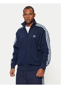 Adidas - adidas Bluza adicolor Classics Firebird JP2544 Granatowy Loose Fit. Kolor: niebieski. Materiał: syntetyk