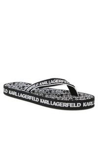 Karl Lagerfeld - KARL LAGERFELD Japonki KL81003 Y01 Czarny. Kolor: czarny. Materiał: materiał