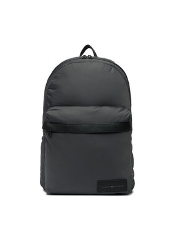 TOMMY HILFIGER - Tommy Hilfiger Plecak Th Repreve Backpack AM0AM13986 Szary. Kolor: szary. Materiał: materiał