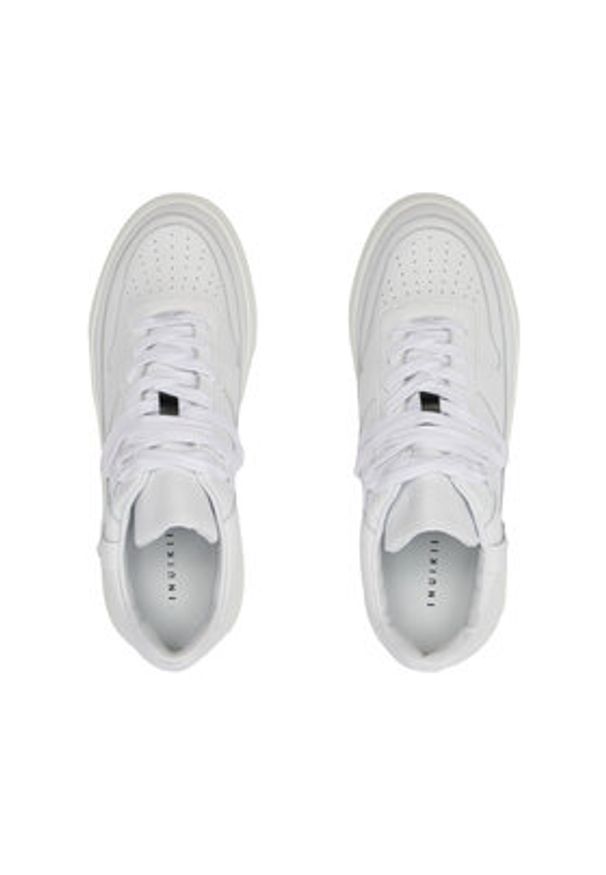 Inuikii Sneakersy Leo 50102-855 Biały. Kolor: biały. Materiał: skóra