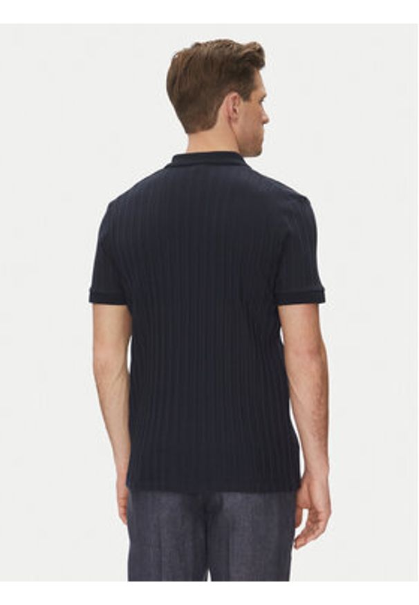 JOOP! Polo 17 JJ-33Baron 30045547 Granatowy Modern Fit. Typ kołnierza: polo. Kolor: niebieski. Materiał: bawełna