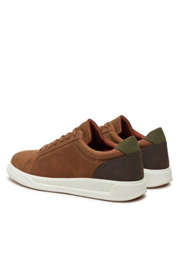 Aldo Sneakersy Ogspec 13615218 Brązowy. Kolor: brązowy. Materiał: skóra