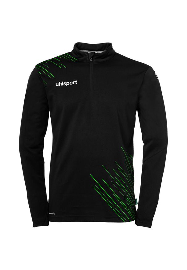 UHLSPORT - Top treningowy 1/4 zip Uhlsport Score 26. Typ kołnierza: kołnierzyk stójkowy. Kolor: wielokolorowy, czarny, zielony. Sport: piłka nożna