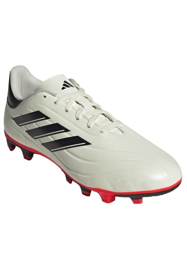 Adidas - Buty adidas Copa Pure.2 Club FxG IG1099 białe. Kolor: biały. Materiał: materiał, syntetyk, skóra. Szerokość cholewki: normalna. Sport: piłka nożna