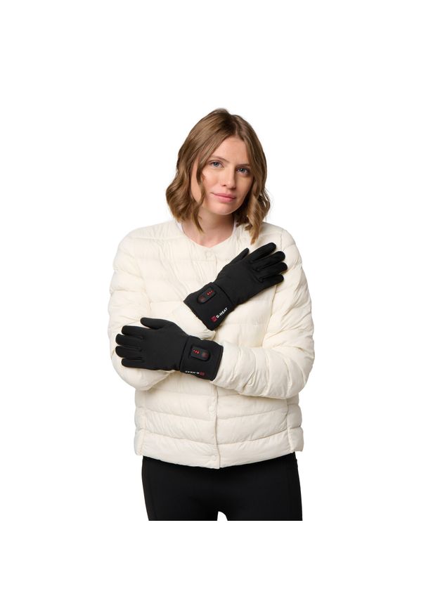 G-HEAT - Ogrzewane rękawiczki dla dorosłych - 1 para, baterie. Kolor: czarny. Sezon: zima. Sport: narciarstwo