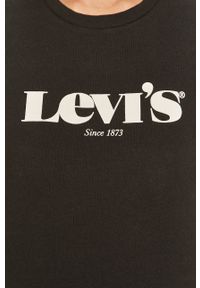 Levi's® - Levi's - T-shirt. Okazja: na spotkanie biznesowe, na co dzień. Kolor: czarny. Materiał: bawełna, dzianina. Wzór: nadruk. Styl: biznesowy, casual #3
