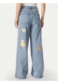 Adidas - adidas Jeansy Care Bear High Rise KQ6748 Niebieski jasny Wide Leg. Kolor: niebieski #2