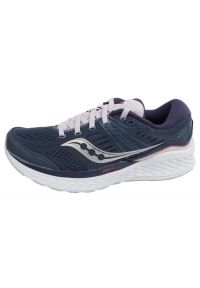 Buty do biegania Saucony Munchen 4 W S10554-55 niebieskie. Kolor: niebieski. Materiał: materiał, syntetyk. Szerokość cholewki: normalna. Sport: bieganie #1