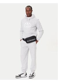 Kappa Spodnie dresowe Authentic 321N5FW Szary Regular Fit. Kolor: szary. Materiał: bawełna #3