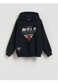 Reserved - Bluza Chicago Bulls NBA - czarny. Kolor: czarny. Materiał: dzianina, bawełna #1