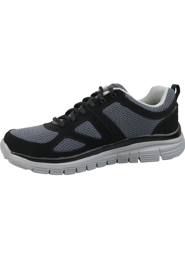 skechers - Buty do chodzenia męskie, Skechers Burns Agoura. Kolor: szary, wielokolorowy, czarny. Materiał: materiał. Sport: turystyka piesza