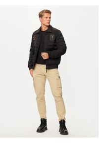 Aeronautica Militare Kurtka bomber 242AB2191CT3375 Czarny Regular Fit. Kolor: czarny. Materiał: syntetyk #3