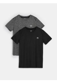 Sinsay - Koszulki sportowe Active 2 pack - szary. Kolor: szary. Styl: sportowy #1