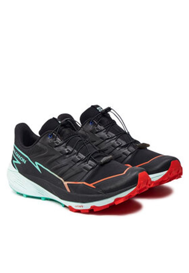 salomon - Salomon Buty do biegania Thundercross L47560900 Czarny. Kolor: czarny. Materiał: materiał