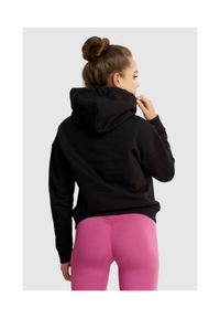 Tommy Jeans - TOMMY JEANS Czarna bluza damska z kapturem, Rozmiar XS. Typ kołnierza: kaptur. Kolor: czarny. Materiał: prążkowany. Wzór: aplikacja #4