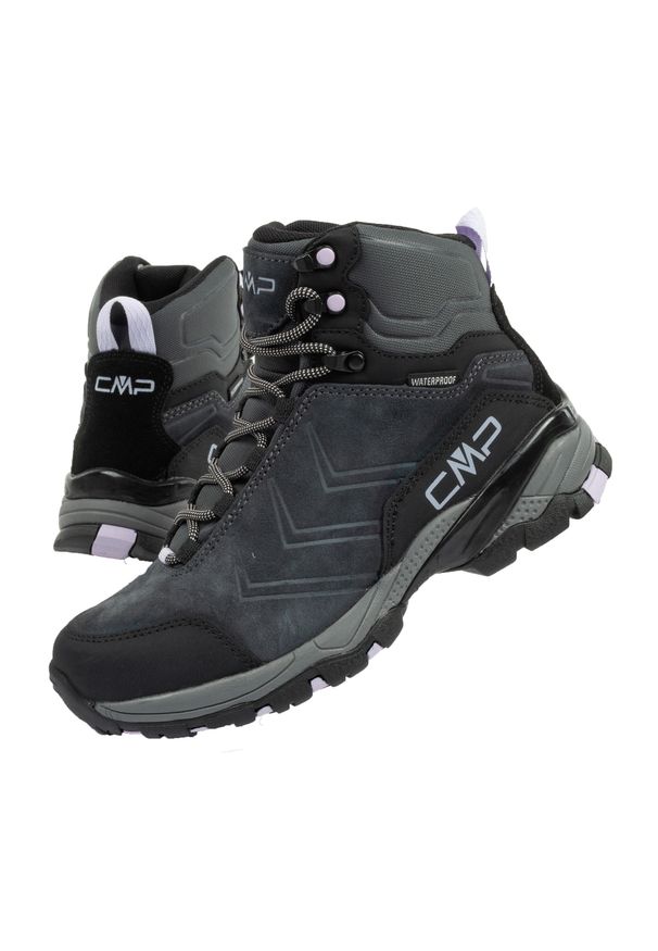 Buty damskie trekkingowe CMP Melnick. Kolor: czarny, szary, wielokolorowy. Sport: turystyka piesza