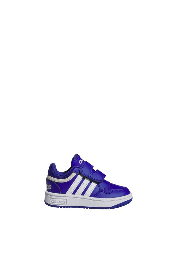 Adidas - Hoops Shoes. Kolor: biały, wielokolorowy, niebieski. Sport: tenis