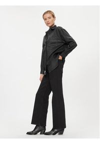 Pepe Jeans Koszula jeansowa Alix PL304729 Czarny Oversize. Kolor: czarny. Materiał: bawełna