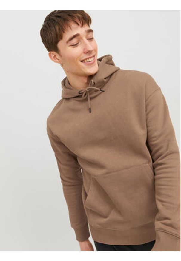 Jack & Jones Bluza 12208157 Beżowy Relaxed Fit. Kolor: beżowy. Materiał: syntetyk, bawełna