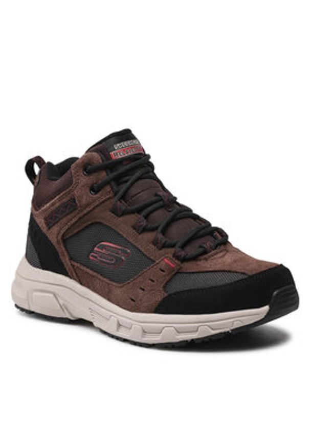 skechers - Skechers Trekkingi Ironhide 51895/CHOC Brązowy. Kolor: brązowy. Materiał: materiał. Sport: turystyka piesza