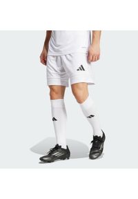 Adidas - Szorty Squadra 25. Kolor: biały, wielokolorowy, czarny. Materiał: materiał
