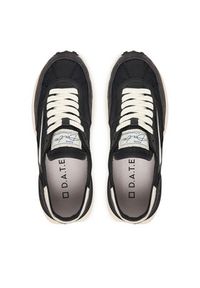 D.A.T.E. Sneakersy Athleta W441-AT-NY Czarny. Kolor: czarny. Materiał: zamsz, skóra #2