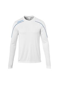 UHLSPORT - Koszulka sportowa męska Uhlsport Stream 22. Kolor: niebieski, wielokolorowy, biały. Materiał: poliester. Długość rękawa: długi rękaw. Długość: długie. Sport: piłka nożna