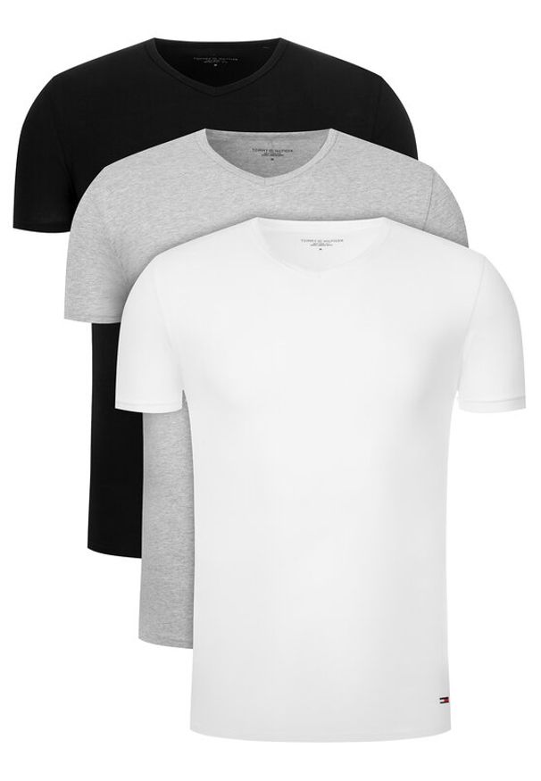 TOMMY HILFIGER - Tommy Hilfiger Komplet 3 t-shirtów Vn Tee 3 Pack Premium Essentialis 2S87903767 Kolorowy Slim Fit. Materiał: bawełna. Wzór: kolorowy