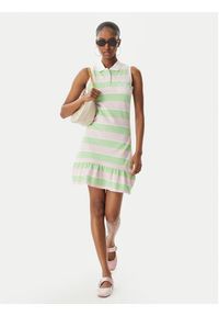 Juicy Couture Sukienka letnia Juicy Peplum JCGED126016 Zielony Regular Fit. Kolor: zielony. Materiał: bawełna. Sezon: lato #3