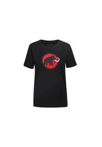 Koszulka bawełniana damska Mammut Core T-Shirt Classic. Kolor: czarny. Materiał: bawełna