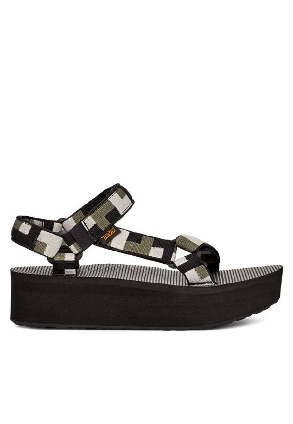 Teva Sandały Flatform Universal 1008844 Czarny. Kolor: czarny. Materiał: materiał