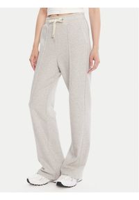Weekend Max Mara Spodnie dresowe Folk 2525786011 Szary Relaxed Fit. Kolor: szary. Materiał: bawełna