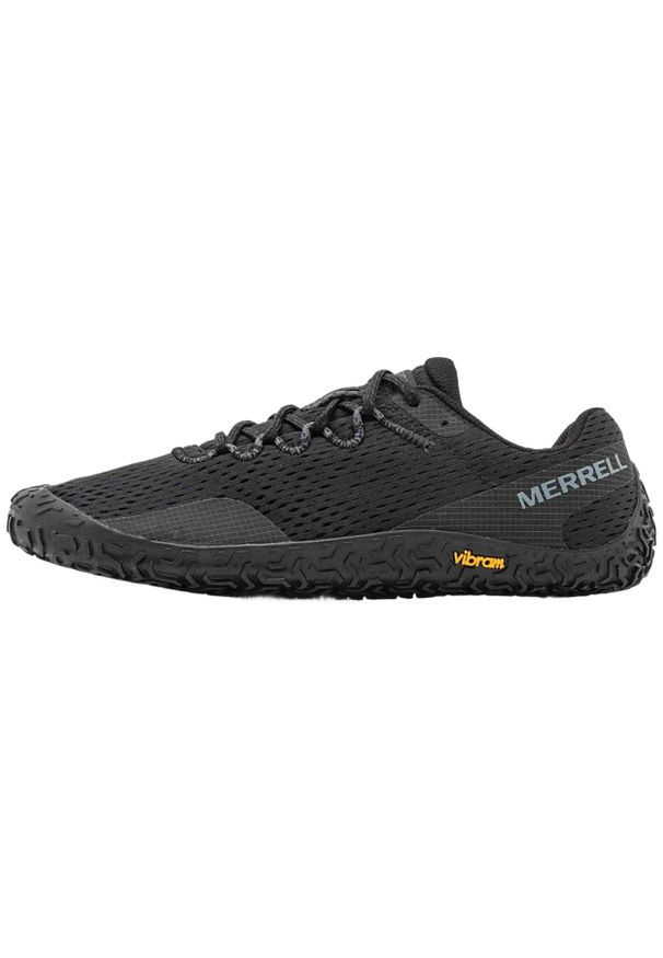 Buty sportowe Merrell Vapor 6 czarne męskie. Kolor: czarny. Materiał: syntetyk. Sport: bieganie