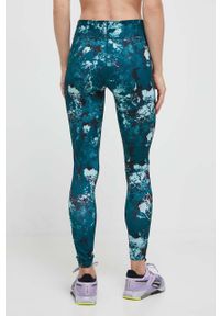 Hummel legginsy treningowe Digi kolor zielony wzorzyste. Kolor: zielony. Materiał: skóra, materiał, włókno #2