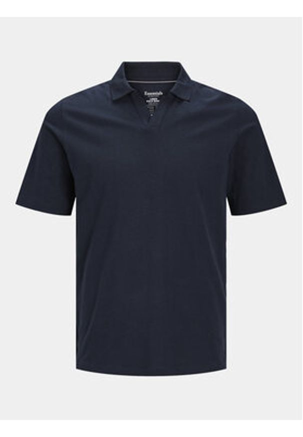 Jack & Jones - Jack&Jones Polo Summer 12246712 Granatowy Regular Fit. Typ kołnierza: polo. Kolor: niebieski. Materiał: bawełna