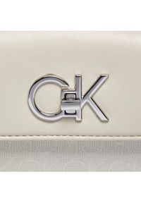 Calvin Klein Torebka Re-Lock Mini Crossbody Bag_Jcq K60K611989 Écru. Materiał: skórzane #3