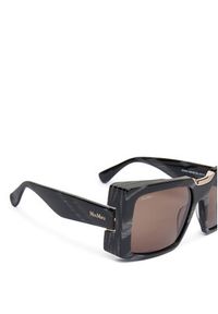 Max Mara Okulary przeciwsłoneczne MM0124 63J Czarny. Kolor: czarny #4