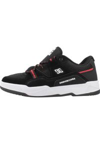 DC Shoes - Buty do chodzenia męskie DC Construct. Zapięcie: sznurówki. Kolor: czarny. Materiał: syntetyk, tkanina, materiał. Szerokość cholewki: normalna