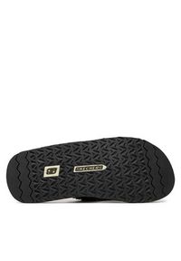 skechers - Skechers Japonki Tantric-Fritz 205098/BLK Czarny. Kolor: czarny. Materiał: materiał #5