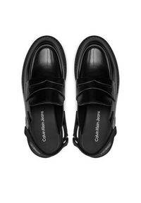 Calvin Klein Jeans Sandały Combat Sling Mule LTH Czarny. Kolor: czarny. Materiał: lakier, skóra #3