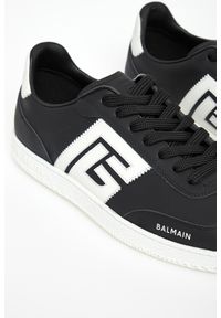 Balmain - Sneakersy męskie skórzane BALMAIN. Materiał: skóra #5