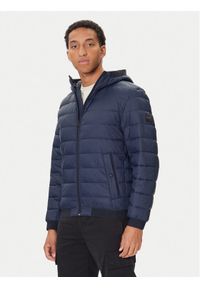 BOSS Kurtka przejściowa Odenis 50543616 Granatowy Regular Fit. Kolor: niebieski. Materiał: syntetyk