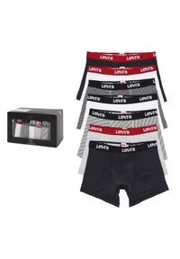 Levi's® - Bokserki majtki męskie Levi's Men Boxershort 7-Pack. Kolor: wielokolorowy. Materiał: bawełna, elastan. Sport: fitness