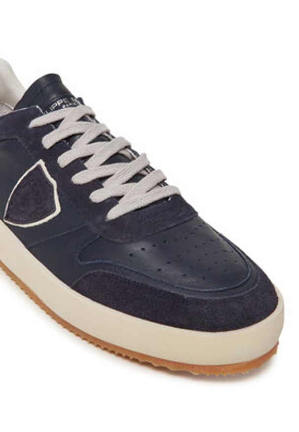 Philippe Model Sneakersy A006960 VNLU WX02 Granatowy. Kolor: niebieski. Materiał: skóra