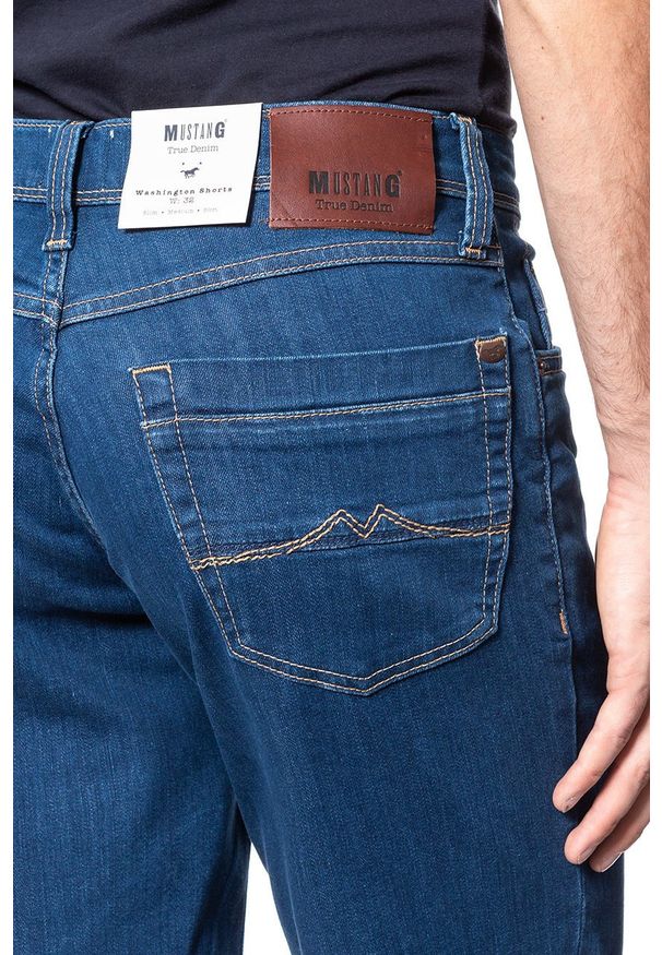 Mustang - SPODENKI MUSTANG Washington Shorts 1009588 5000 410. Materiał: jeans