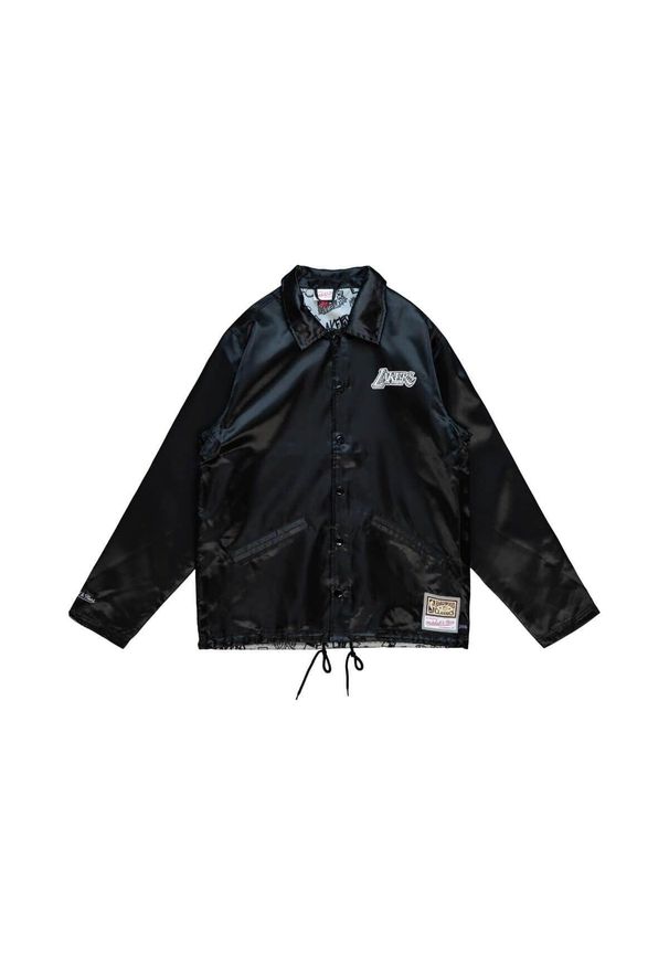 Mitchell & Ness - Kurtka Los Angeles Lakers Doodle. Kolor: czarny. Sport: koszykówka