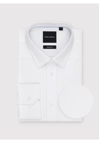Pako Lorente - PAKO LORENTE – Biała koszula męska. Kolor: biały. Materiał: poliester, bawełna. Długość rękawa: długi rękaw. Długość: długie #9